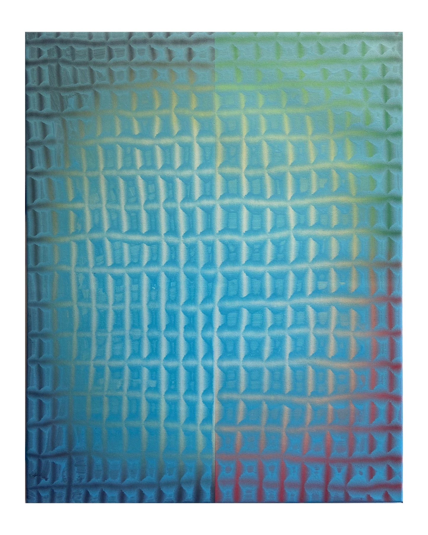 Horizontal and Vertical lines on colorful gradient 2