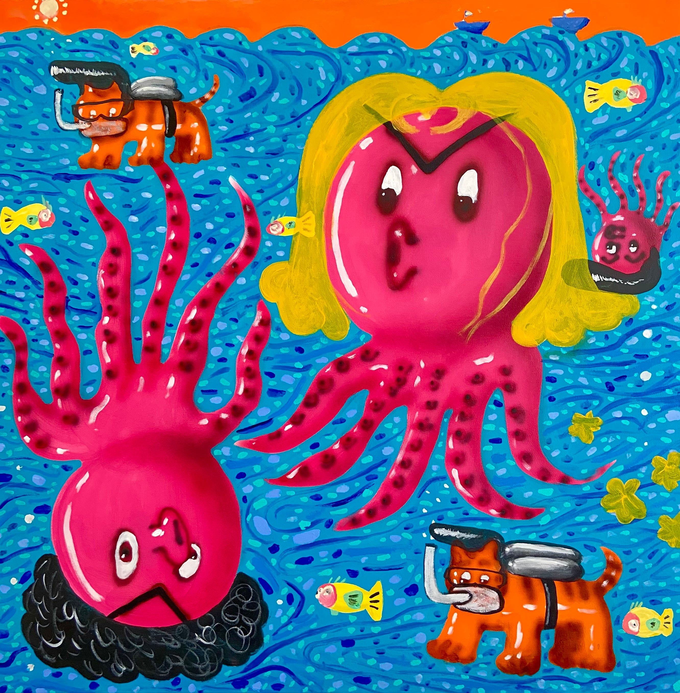 Vallende octopussen en tijgers